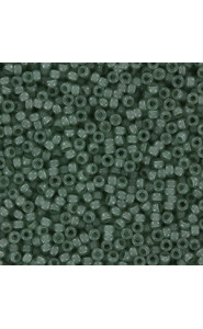 Miyuki rocailles Perlen 15/0 - Ceylon translucent sage 15-2375